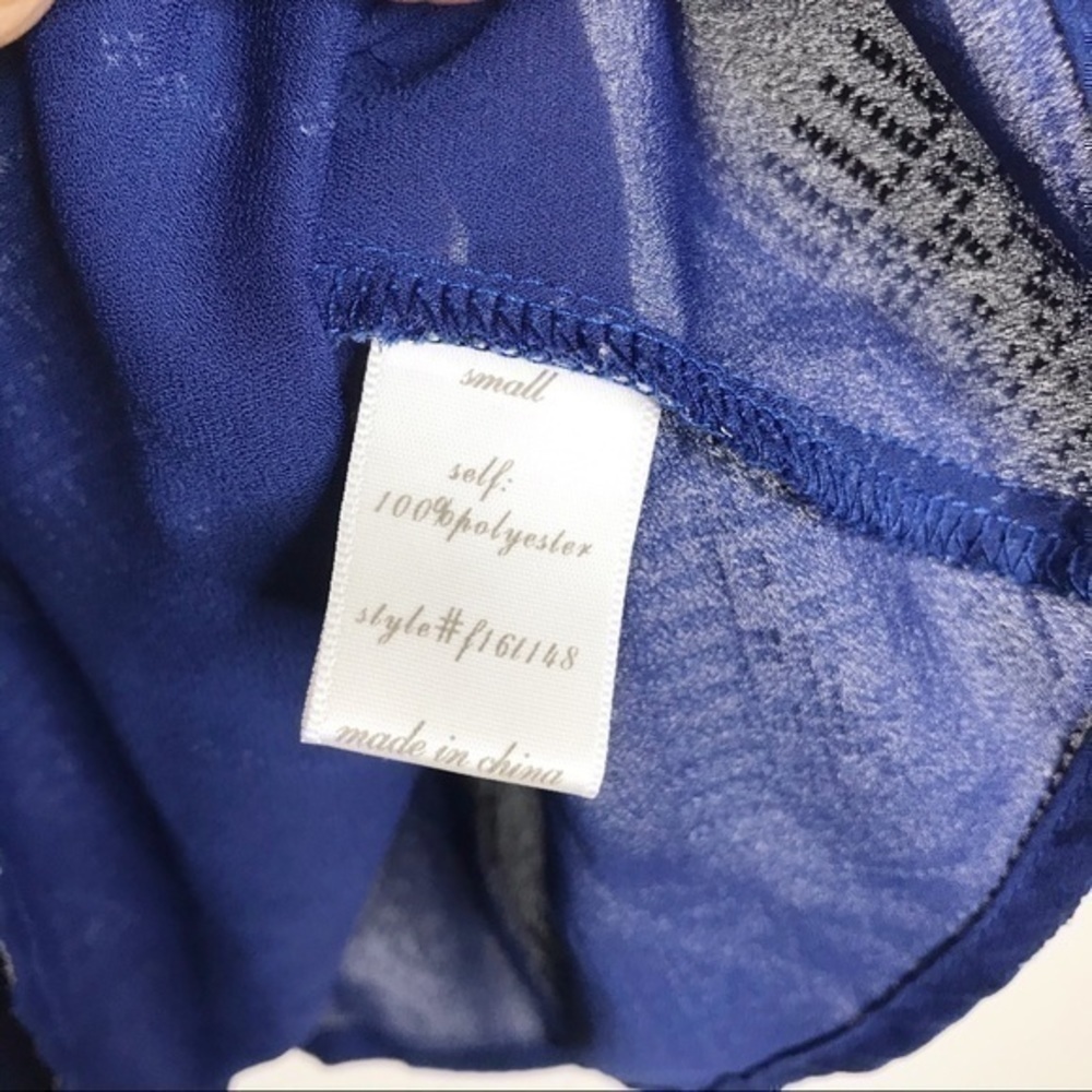 Camisole style blue top - Picture 4 of 7